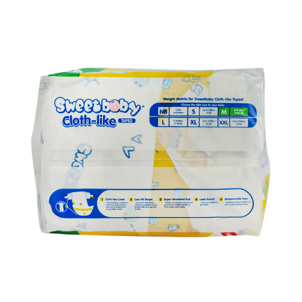 Sweet Baby Diapers Medium 12's - Image 2