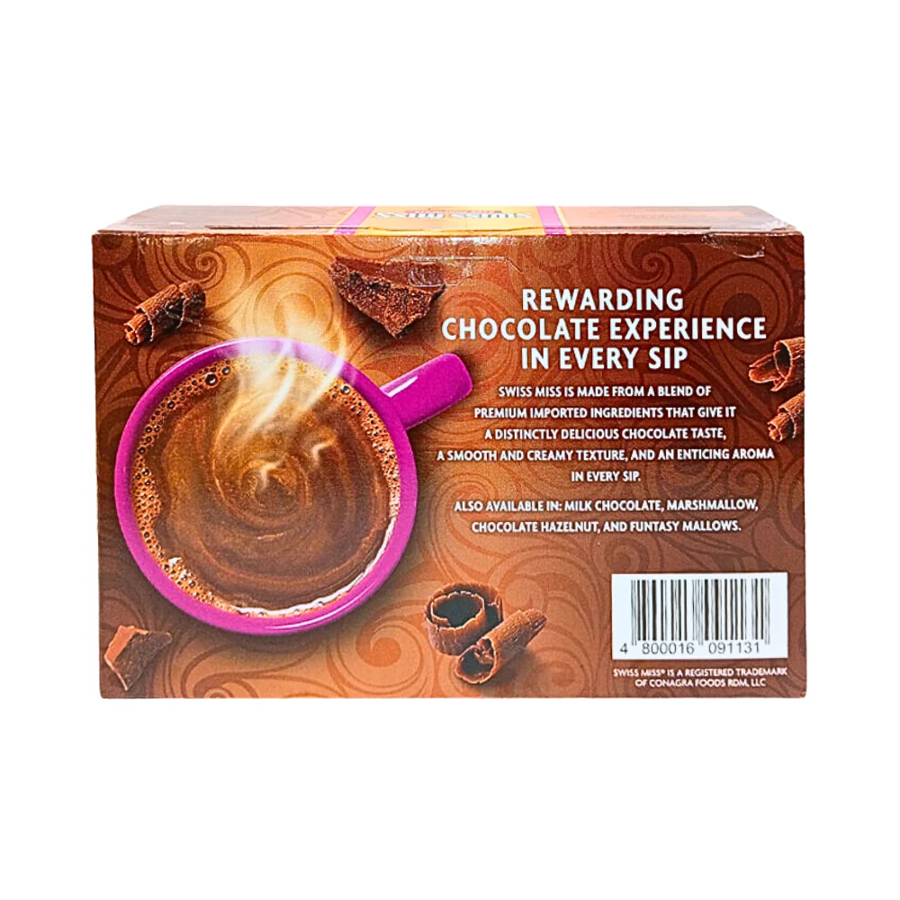 Swiss Miss Hot Cocoa Mix Dark Chocolate 31g x 8's - Image 2