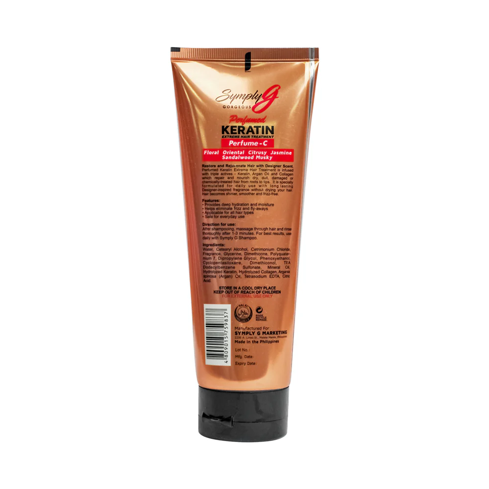 Symply G Keratin Extreme Hair Treatment Perfume-C 220ml - Image 3