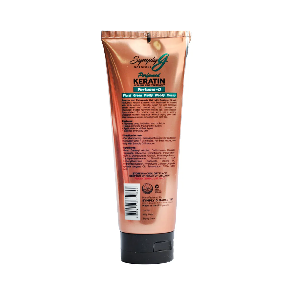 Symply G Keratin Extreme Hair Treatment Perfume-D 220ml - Image 3