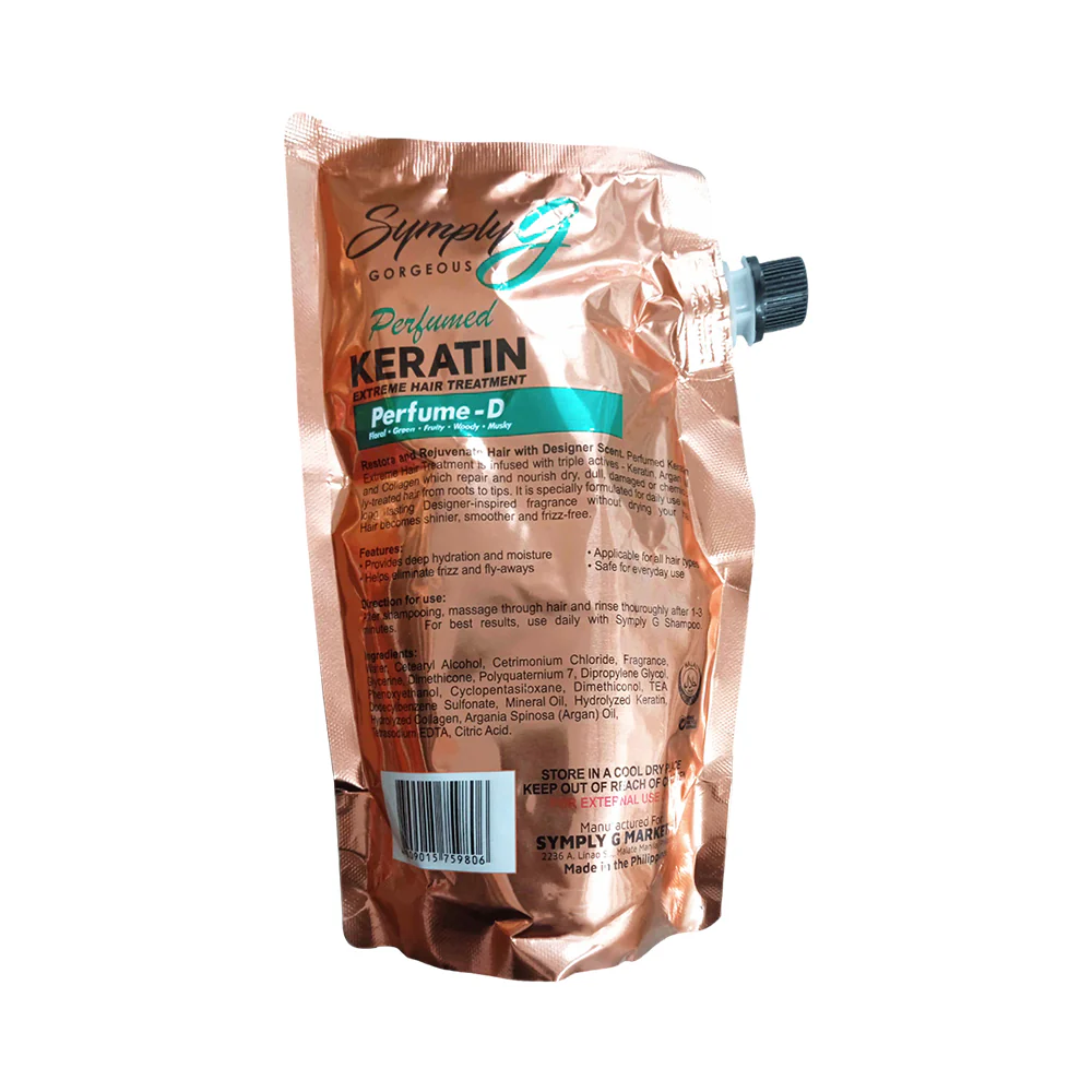 Symply G Keratin Extreme Hair Treatment With Argan Oil And Collagen 500ml - Image 2