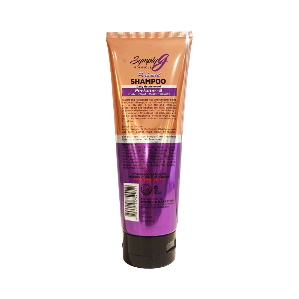 Symply G Keratin Perfumed Shampoo B 220ml - Image 2