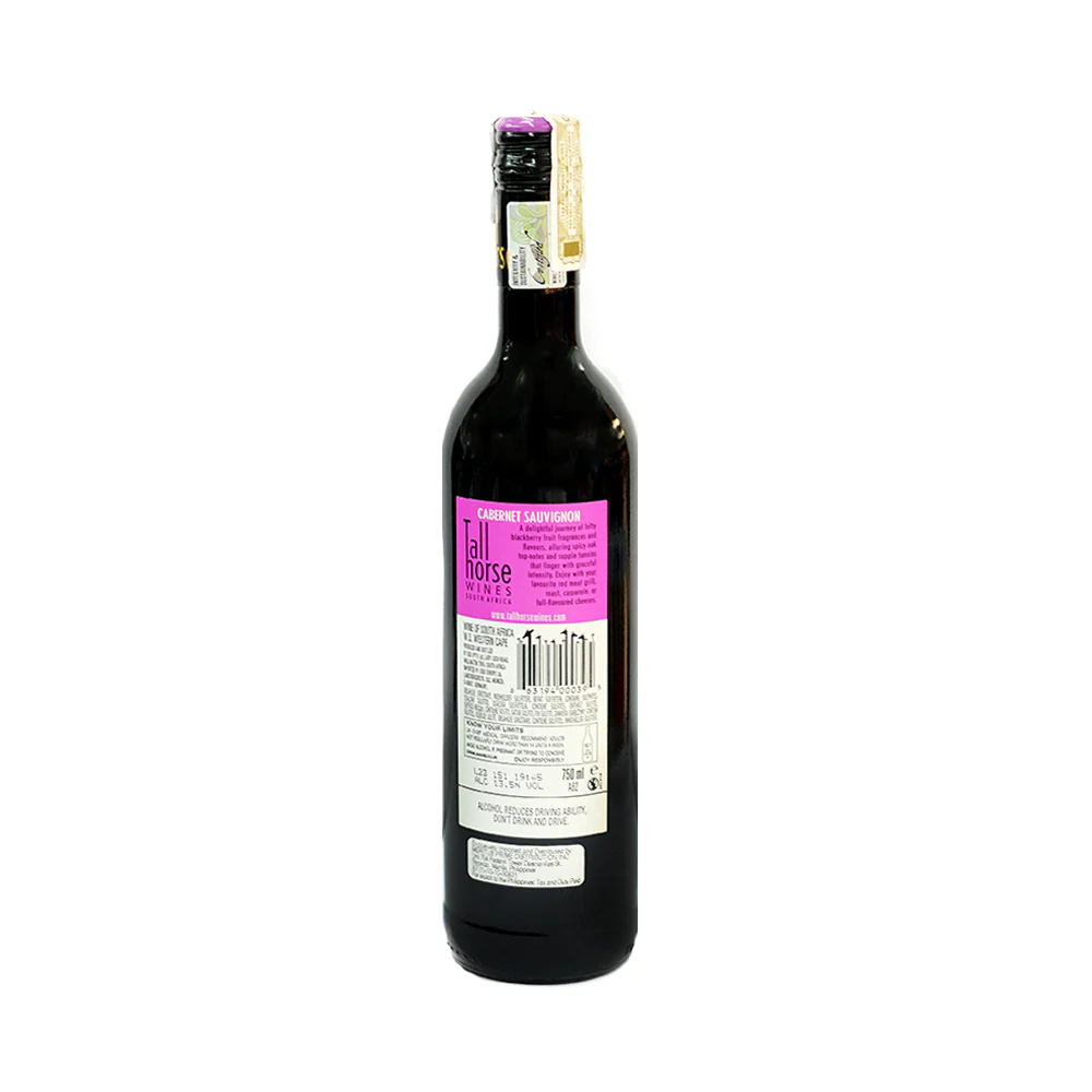Tall Horse Cabernet Sauvignon Red Wine 750ml - Image 3