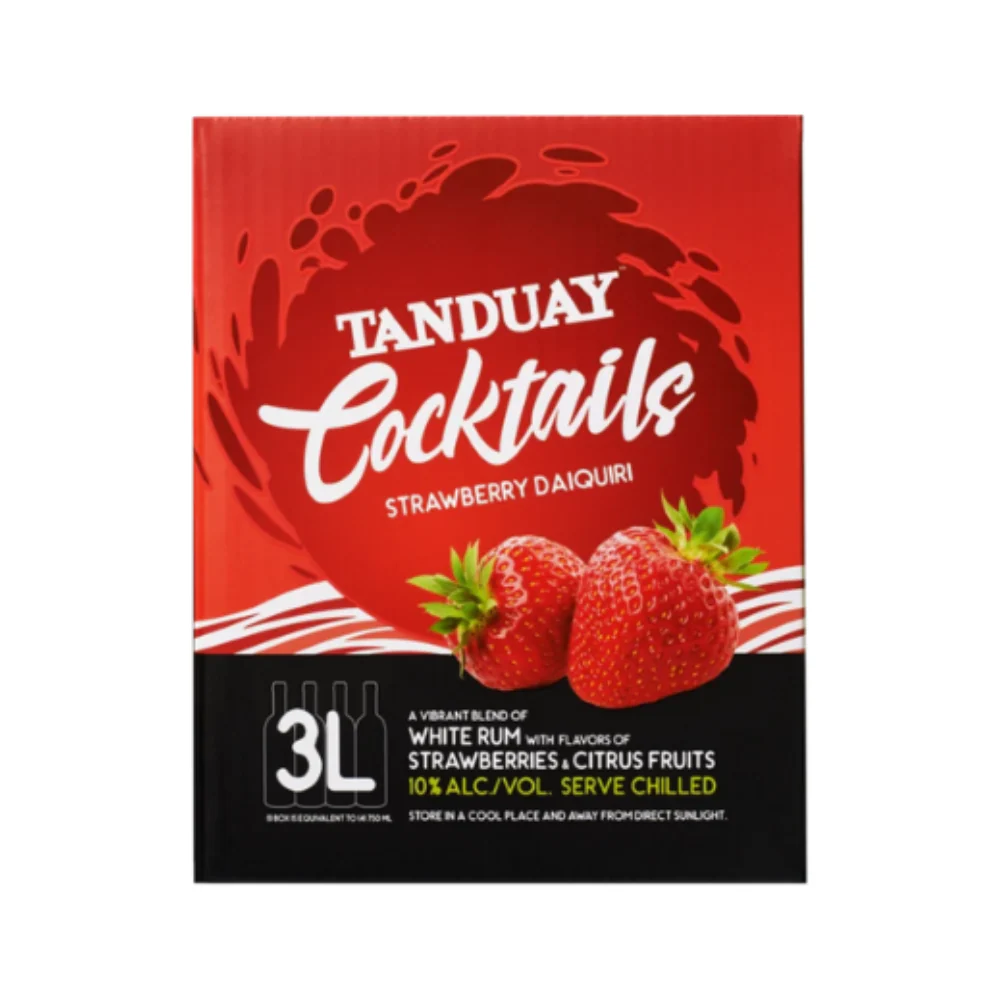 Tanduay Cocktails Strawberry Daiquiri 3L - Image 2