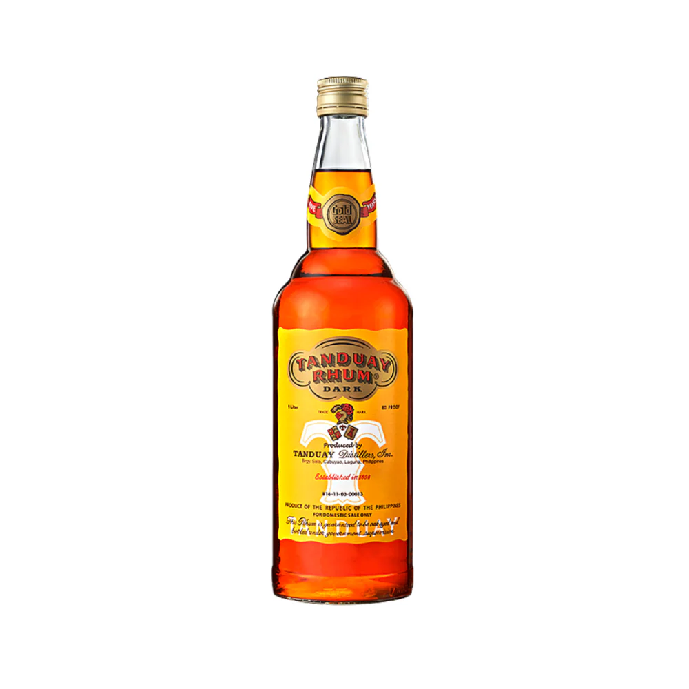 Tanduay Rhum 5 Years Long Neck 1L - Image 2