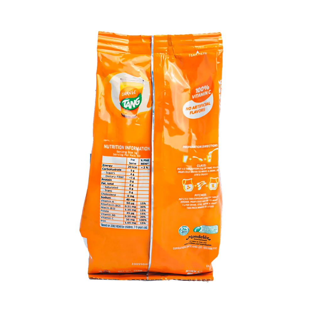Tang Powdered Juice Concentrated Orange 250g - Image 2
