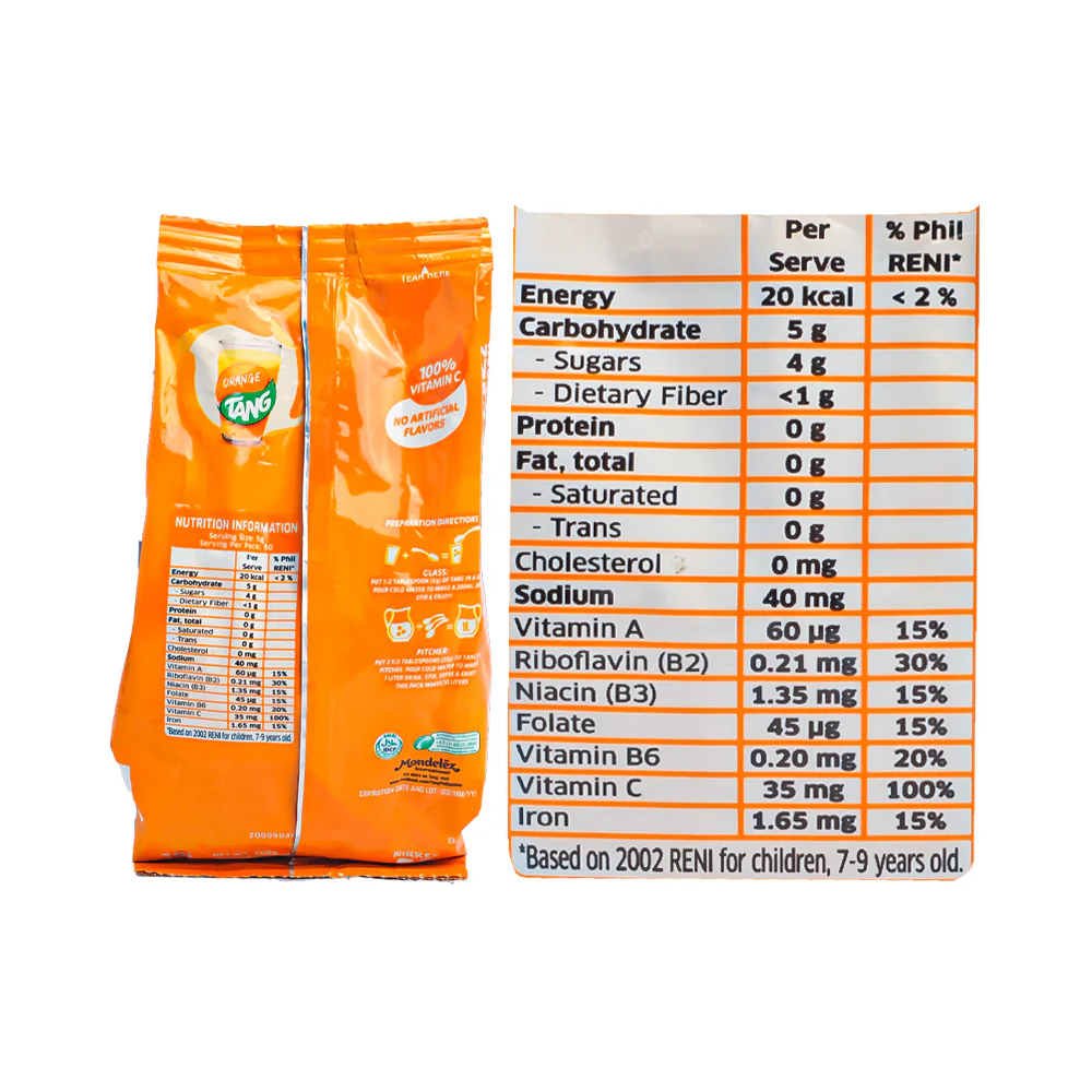 Tang Powdered Juice Concentrated Orange 250g - Image 3