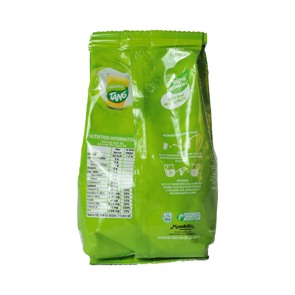 Tang Powdered Juice Pineapple 250g - Image 2