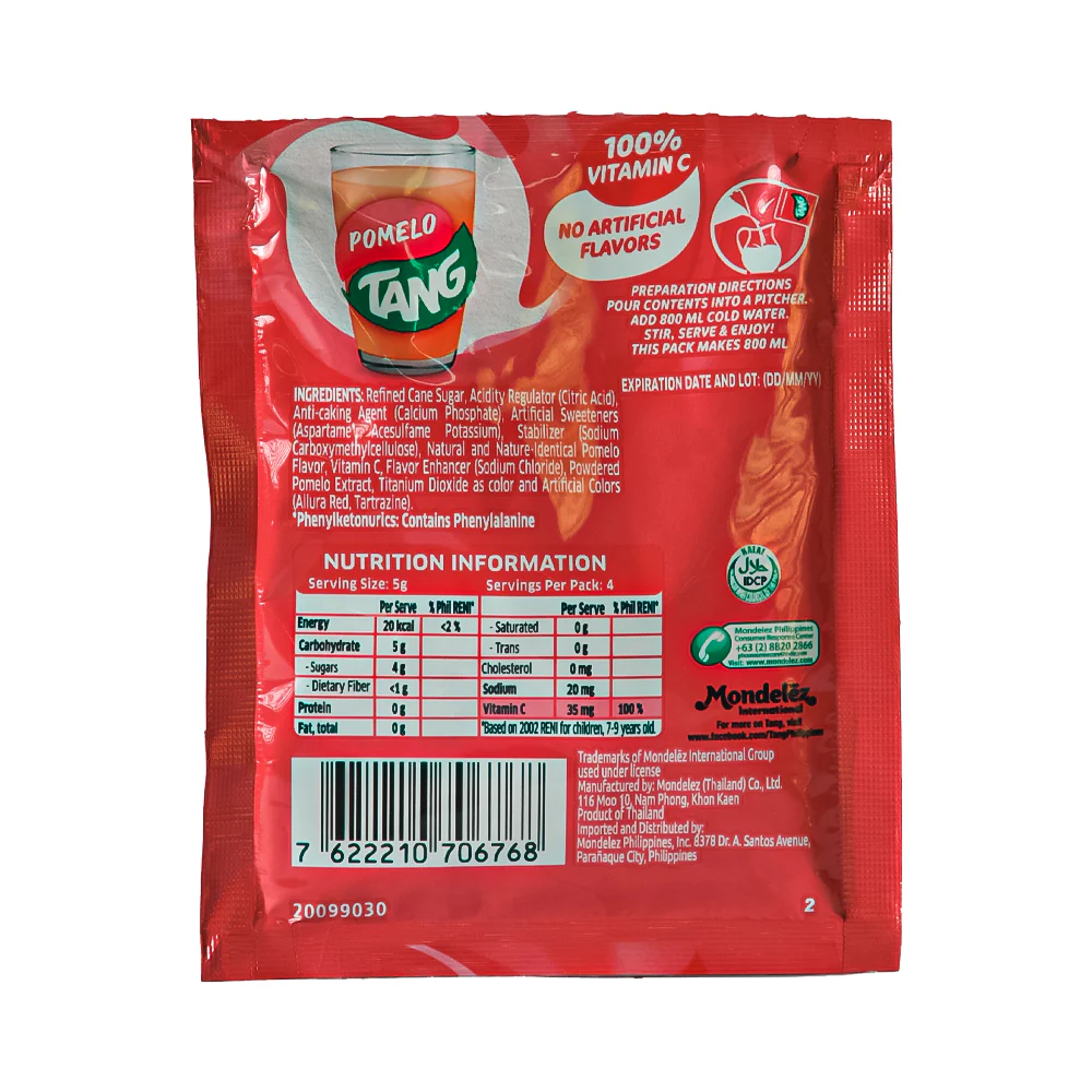Tang Powdered Juice Pomelo 19g - Image 2
