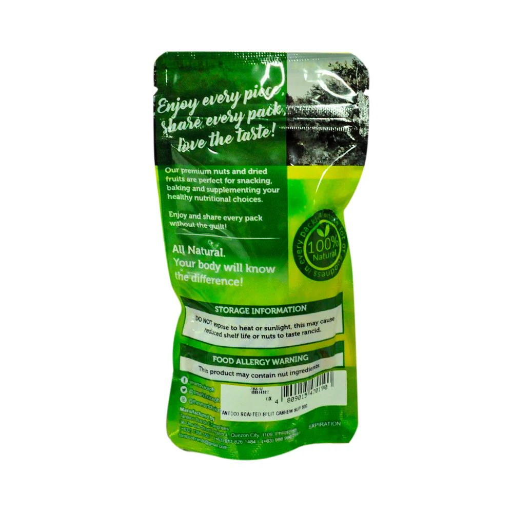 Tantoco Roasted Split Cashew SUP 50g - Image 2
