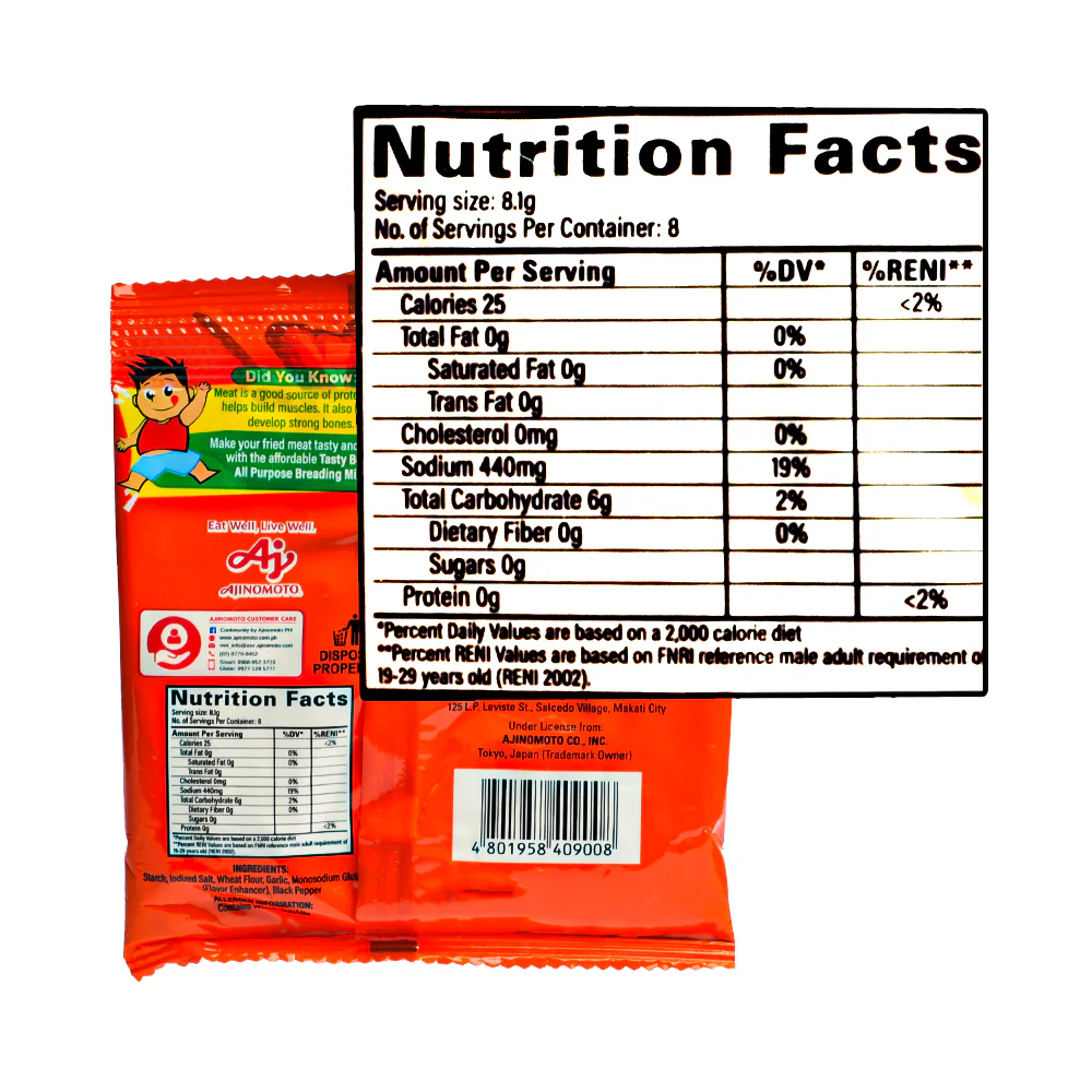 Tasty Boy All Purpose Breading Mix Spicy 67g - Image 2