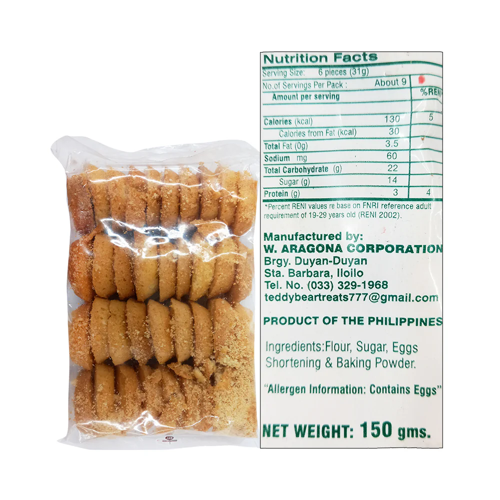 Teddy Bear Treats Mamon Tostado Medium 32's - Image 2