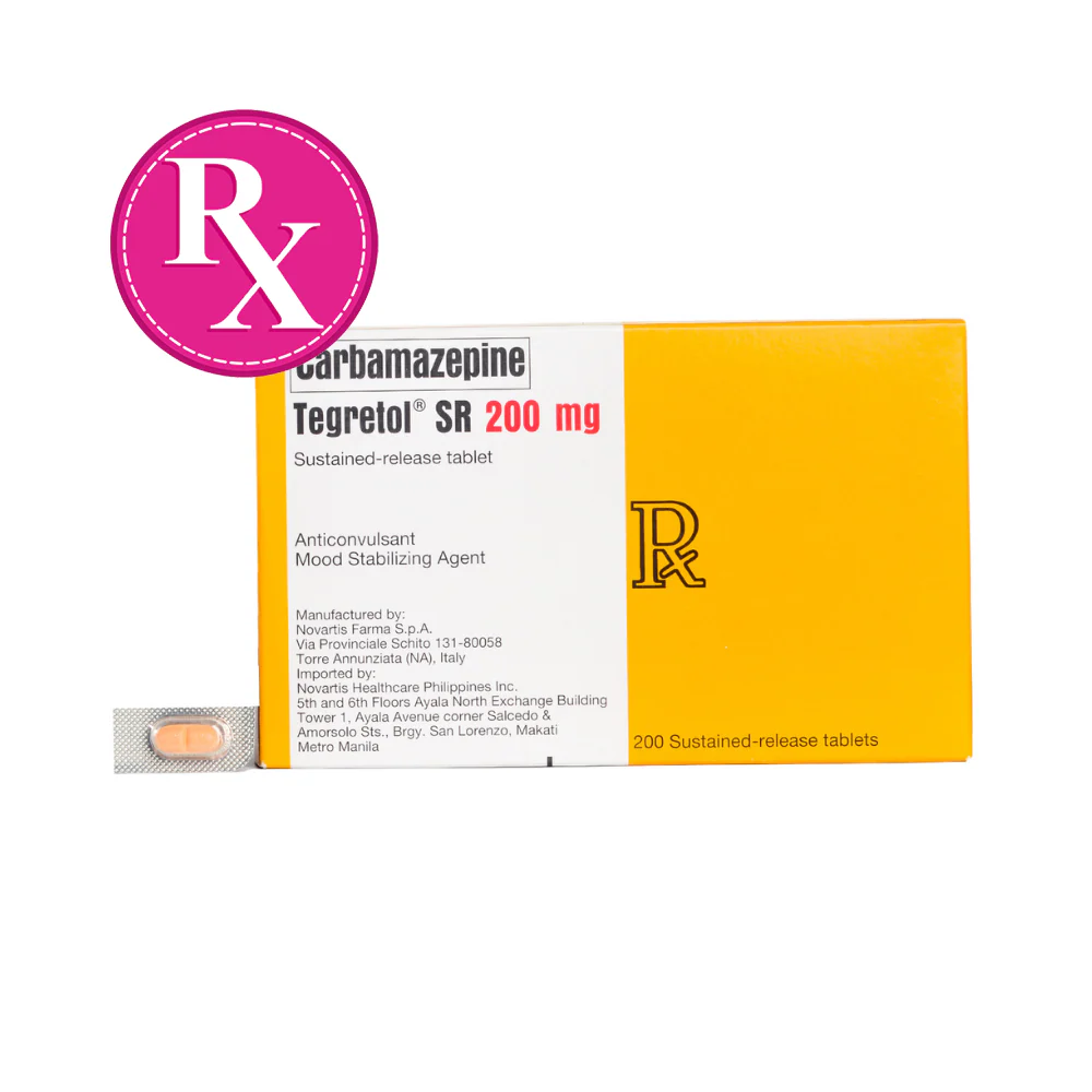 Tegretol Sr Carbamazepine 200mg Tablet By 1's
