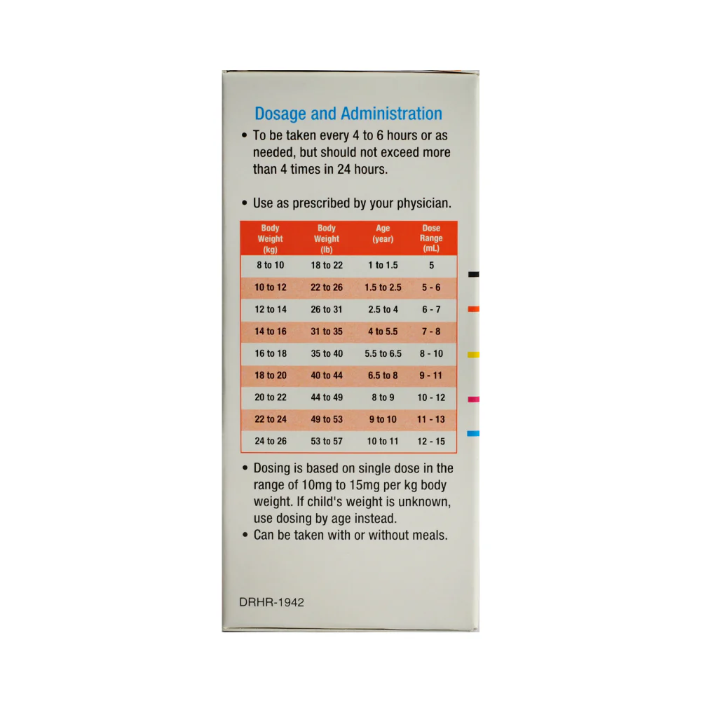 Tempra Paracetamol 120mg/5ml Syrup Orange 60ml - Image 2
