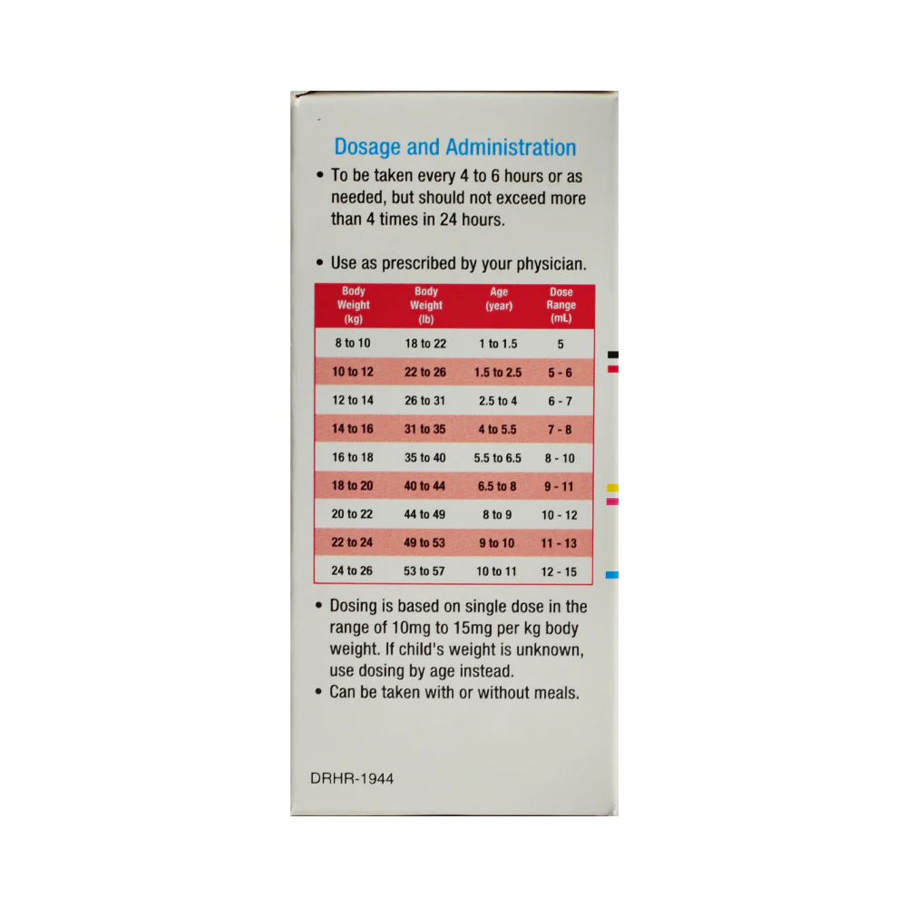 Tempra Paracetamol Strawberry 120mg/5ml Syrup 60ml - Image 2
