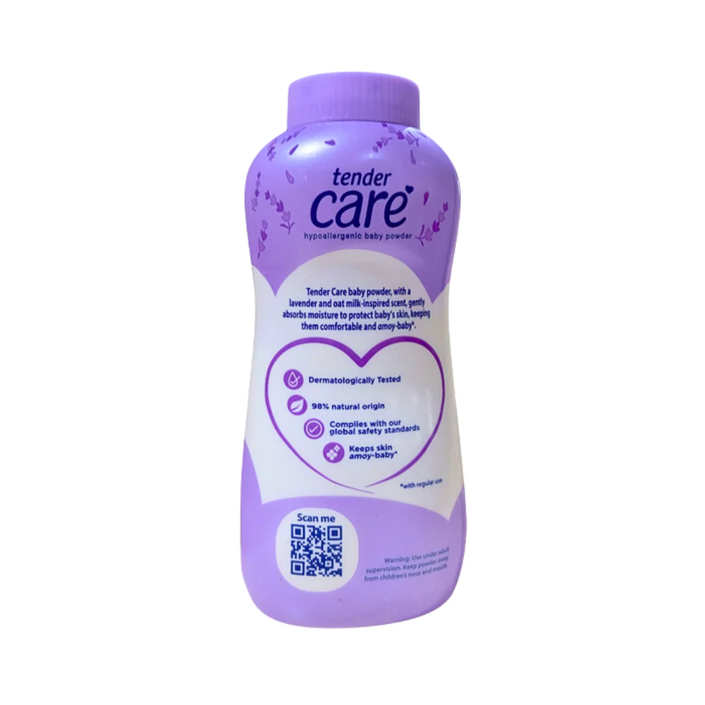 Tender Care Baby Powder Lavender And Oat Milk 200g - Image 2