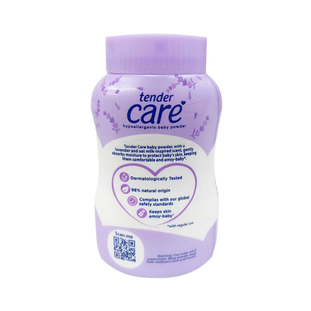Tender Care Baby Powder Lavender And Oat Milk 50g - Image 2