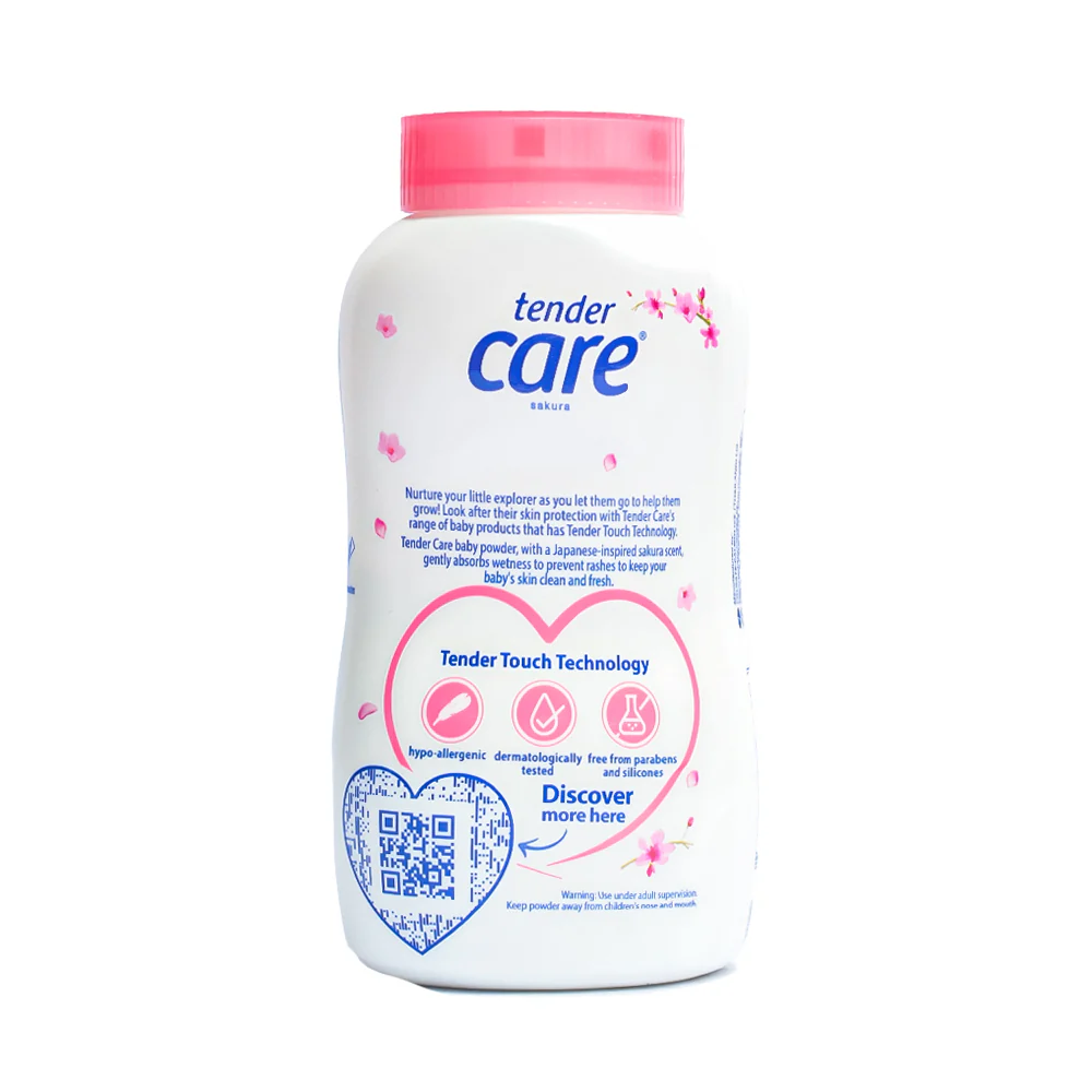 Tender Care Baby Powder Pink Soft 100g - Image 2