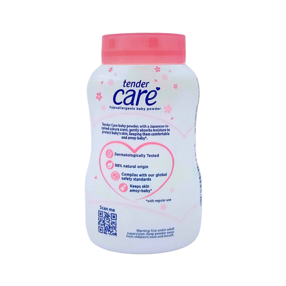 Tender Care Baby Powder Sakura Scent 50g - Image 2