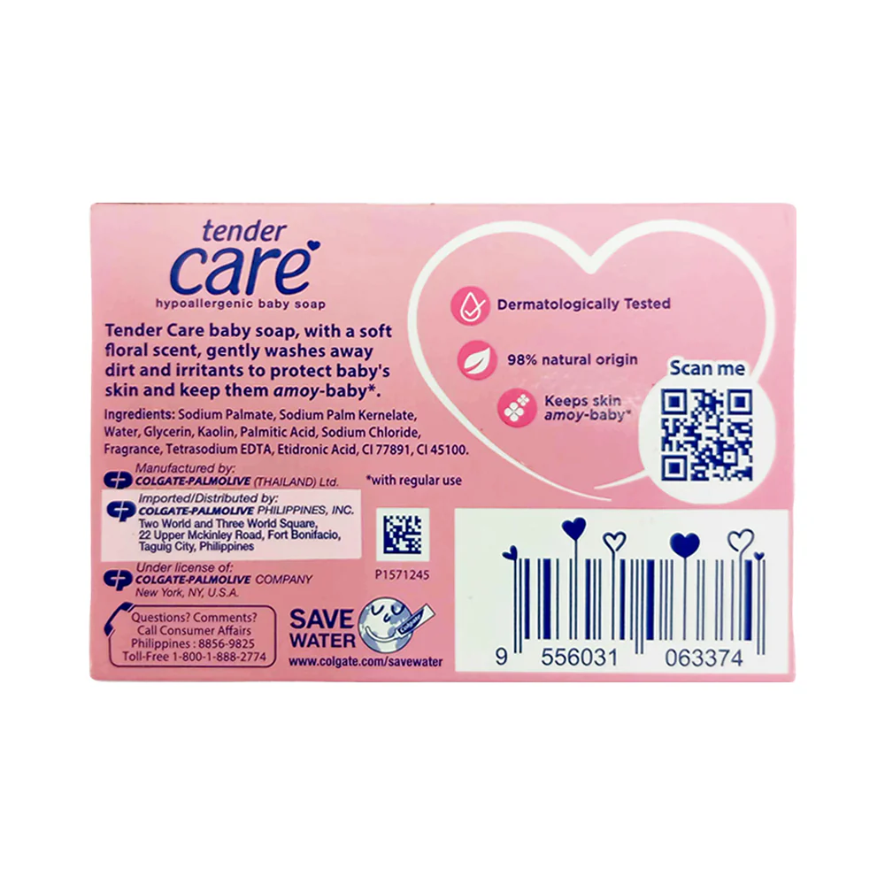 Tender Care Baby Soap Pink 115g - Image 2