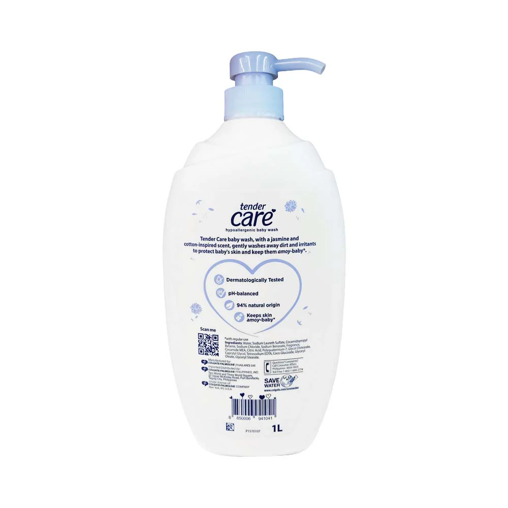 Tender Care Baby Wash Jasmine Cotton Pump 1L - Image 2