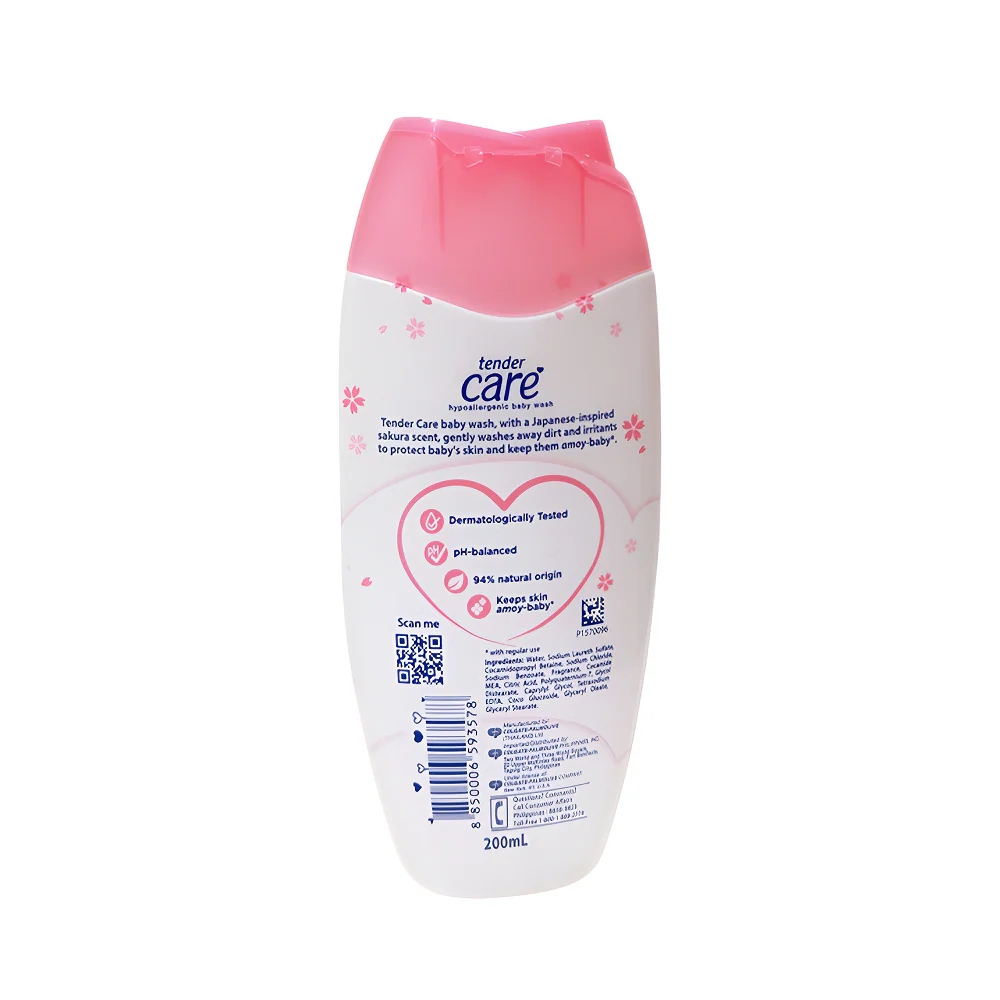 Tender Care Baby Wash Sakura Scent 200ml - Image 2