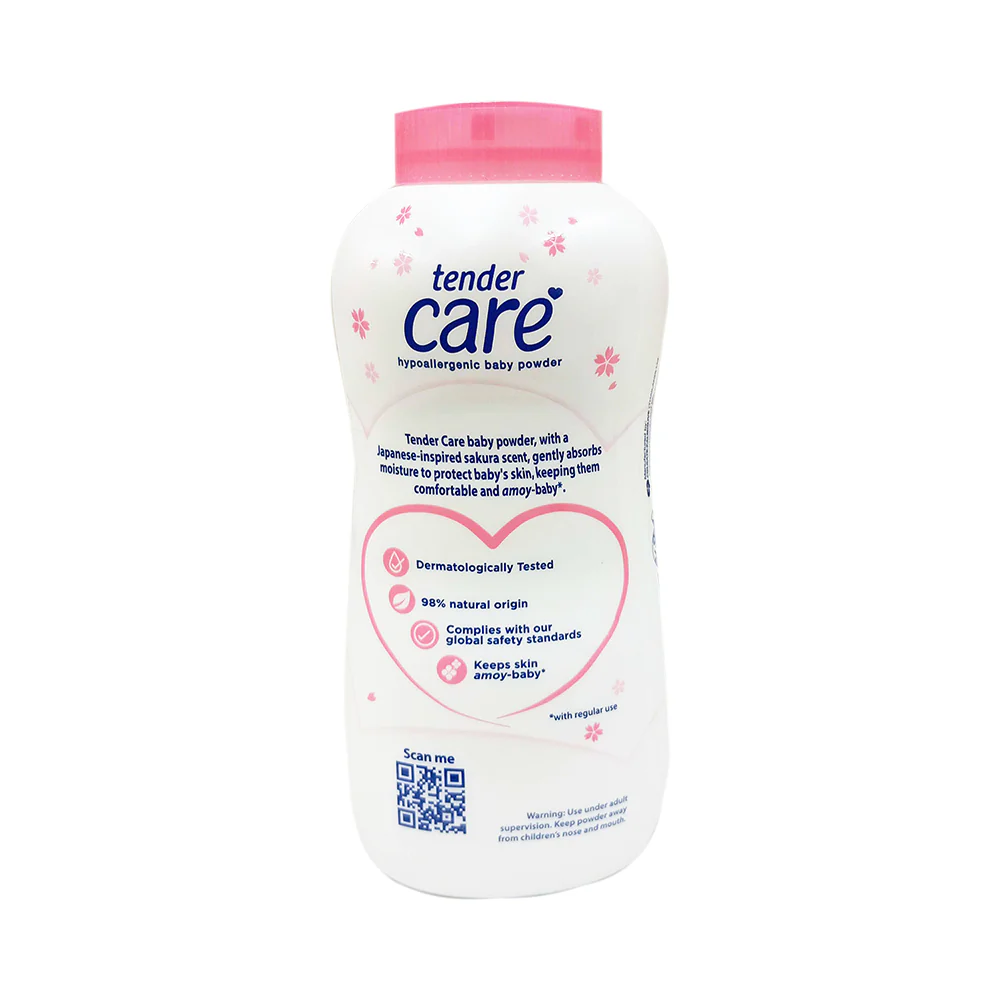 Tender Care Baby Powder Sakura Scent 200g - Image 2