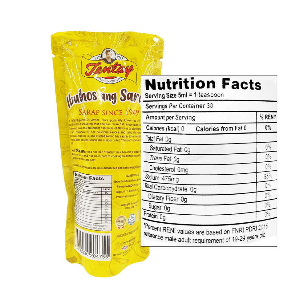 Tentay Patis Flavor SUP 150ml - Image 2