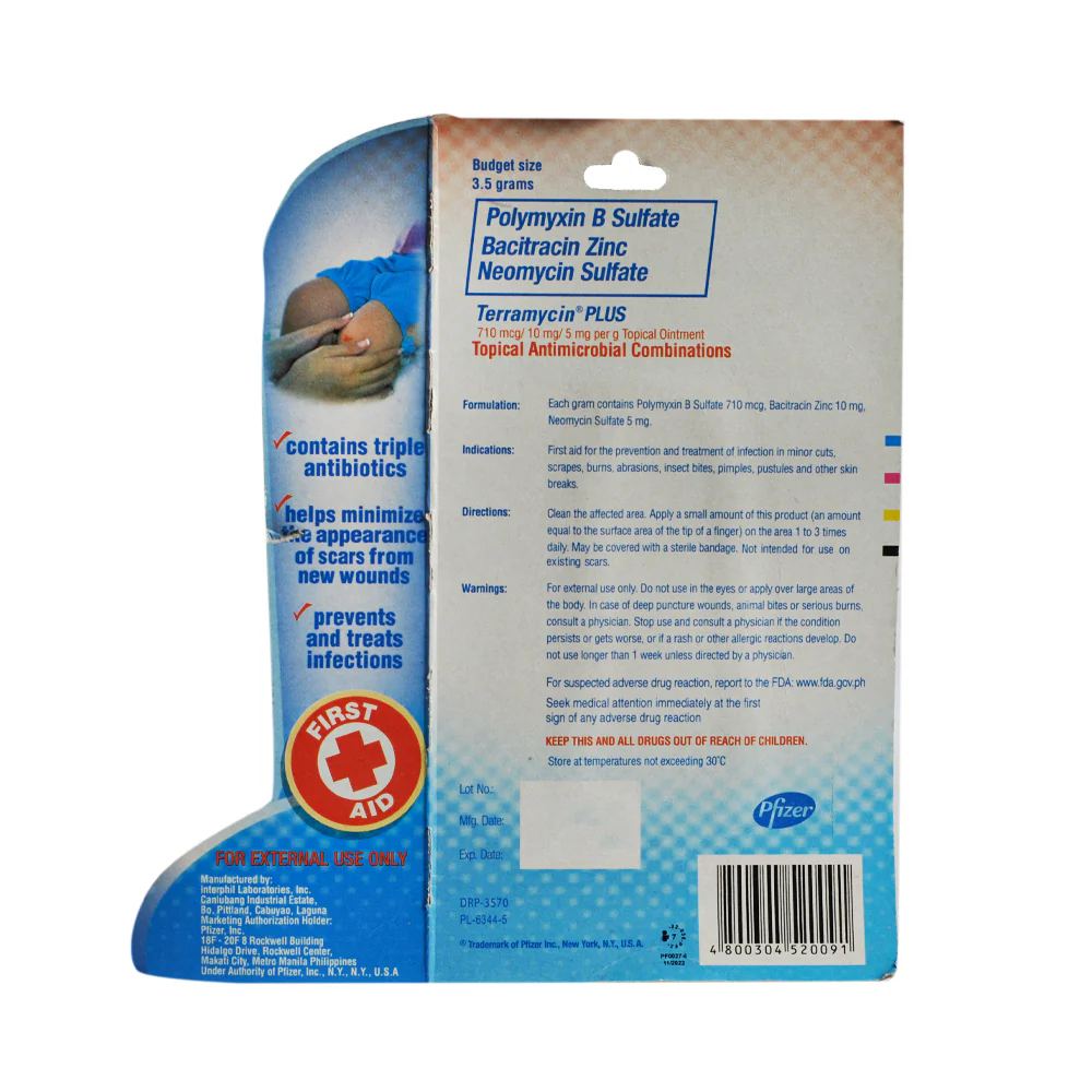 Terramycin Plus Skin Ointment 3.5g - Image 2