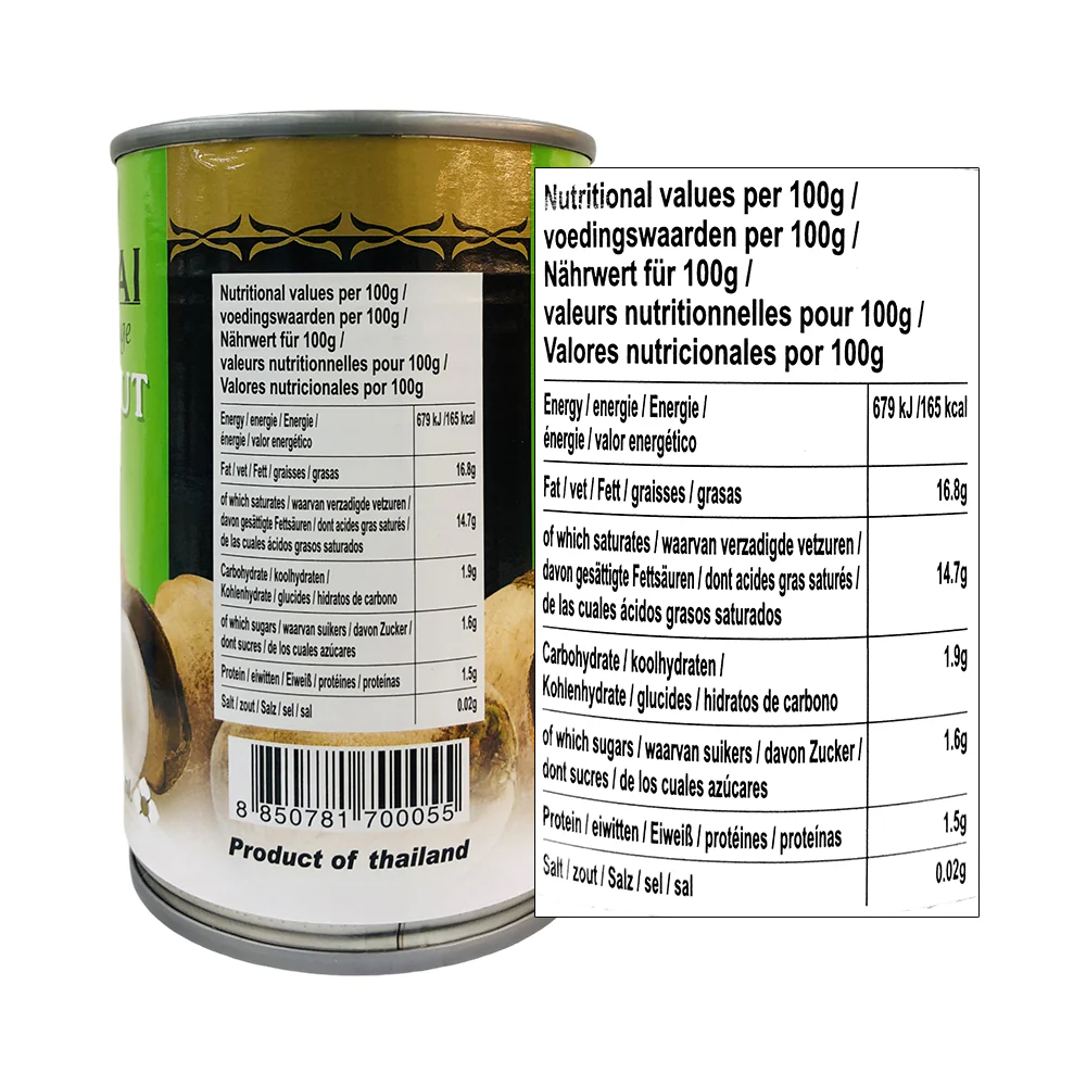 Thai Heritage Coconut Milk 400ml - Image 2