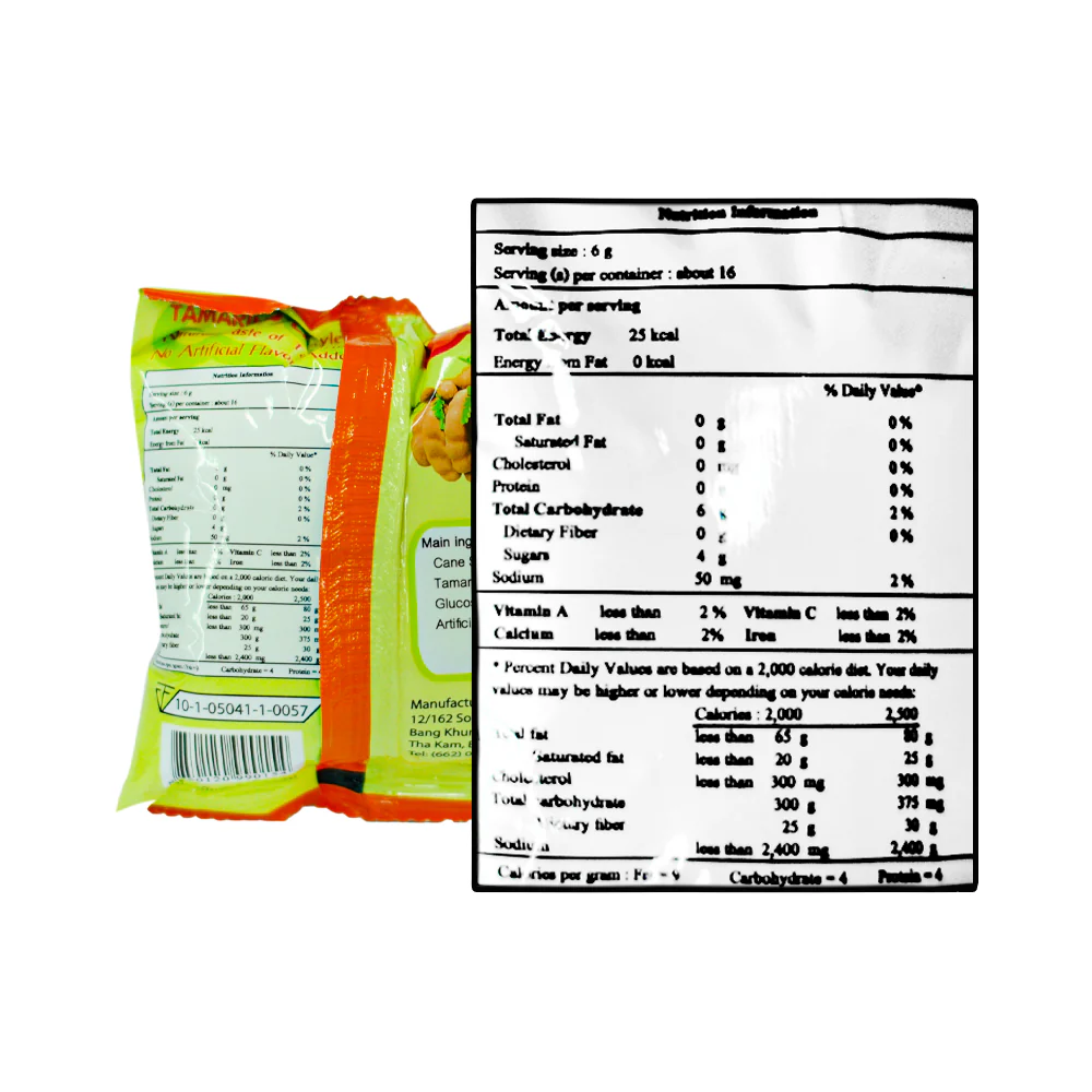 Thai Moniegold Tamarind Candy 50g - Image 2