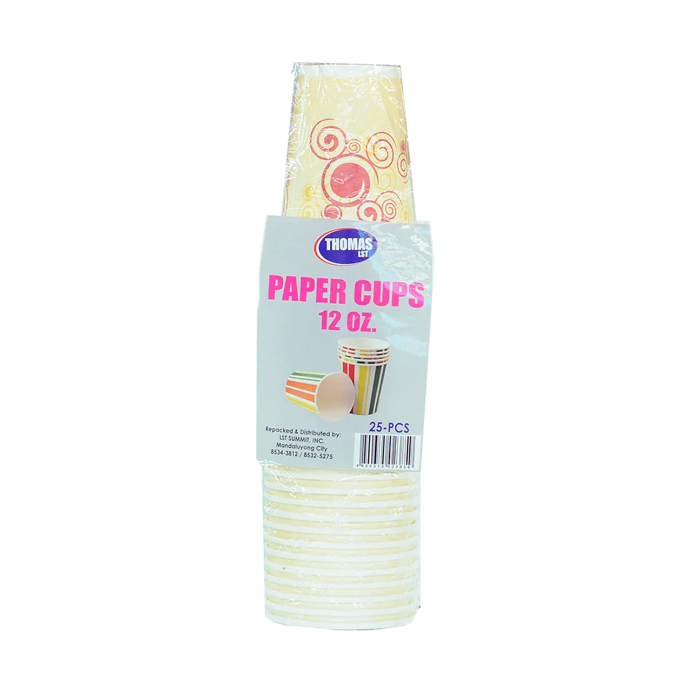Thomas LST Paper Cups 12oz 25's - Image 2