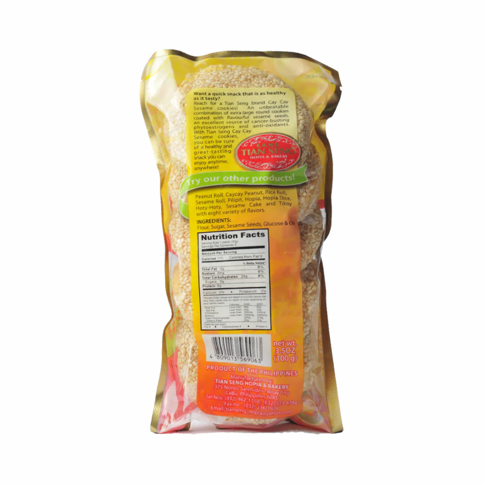 Tian Seng Caycay Sesame 100g - Image 2