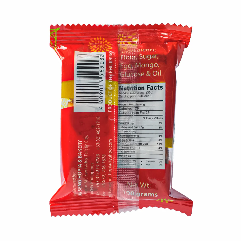 Tian Seng Mini Hopia Dice Mongo 100g - Image 2