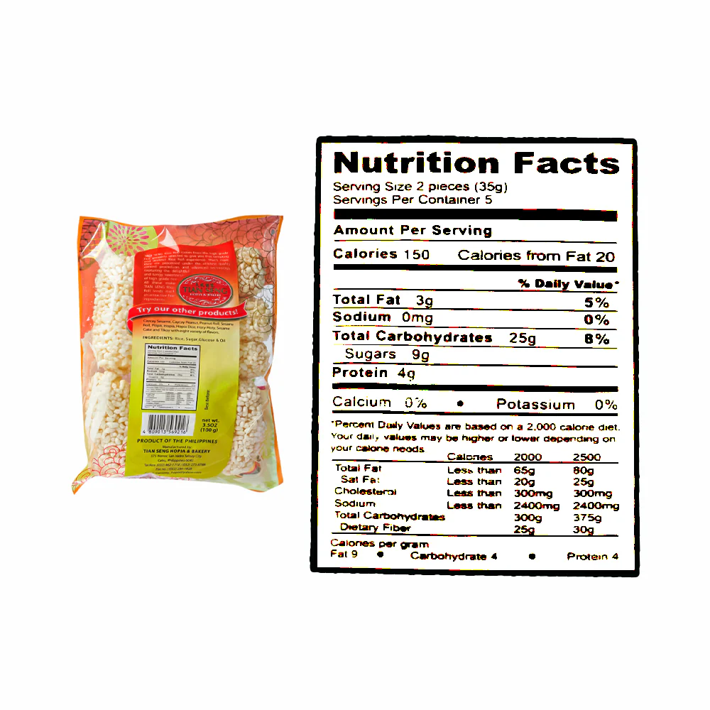 Tian Seng Rice Roll 100g - Image 3
