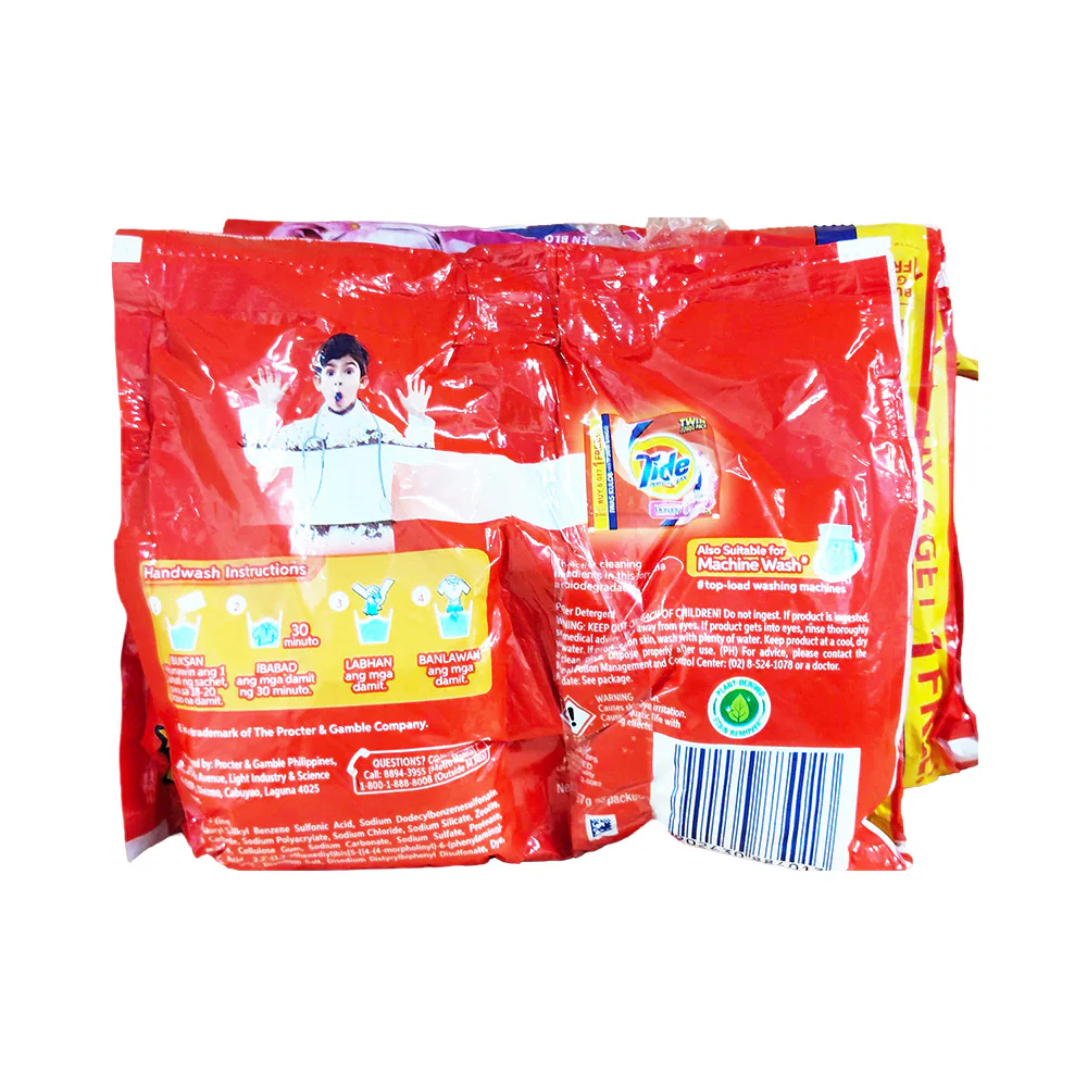 Tide Detergent Powder Perfect Clean Garden Bloom 67g x 6's + 1 - Image 2