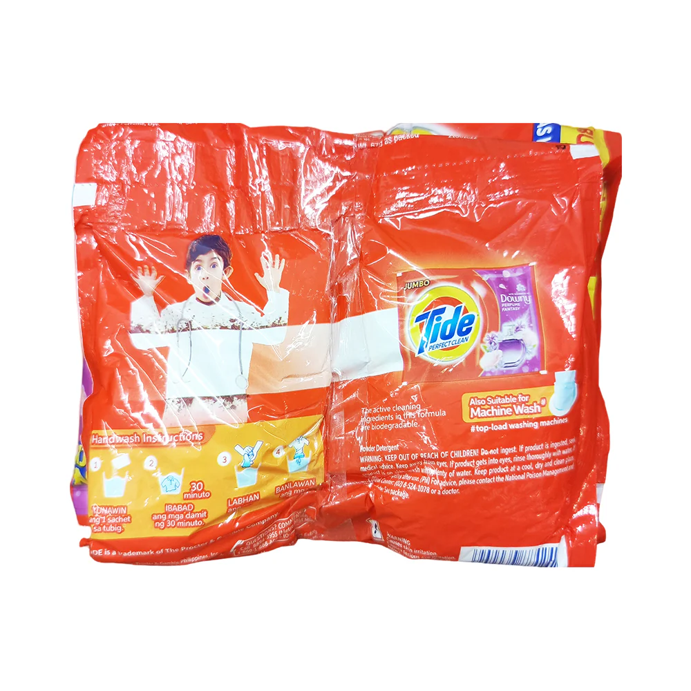 Tide Detergent Powder Perfect Clean Perfume Fantasy 67g x 6's + 1 - Image 2