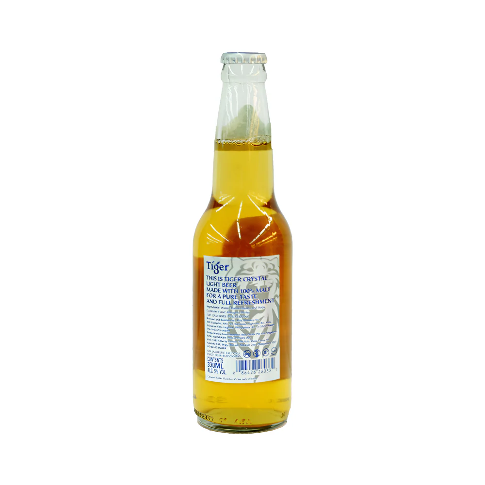 Tiger Crystal Light Bottle 330ml (11.2oz) - Image 3