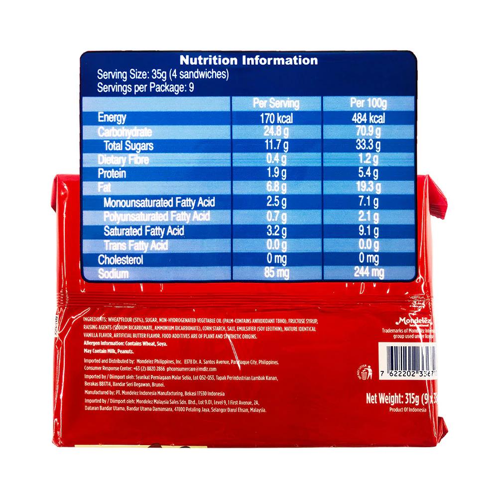 Tiger Energy Biscuit Vanilla 35g x 9’s - Image 2