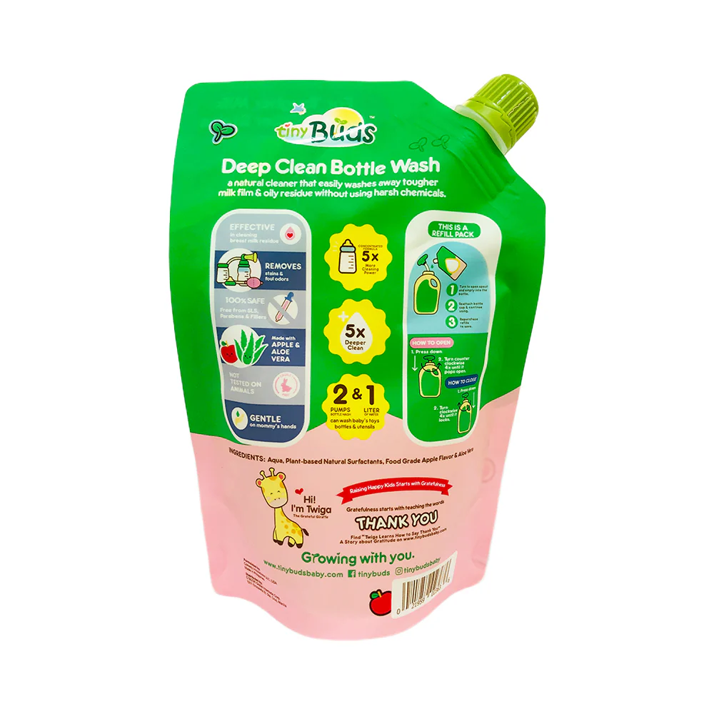 Tiny Buds Deep Clean Bottle Wash Refill 200ml - Image 2