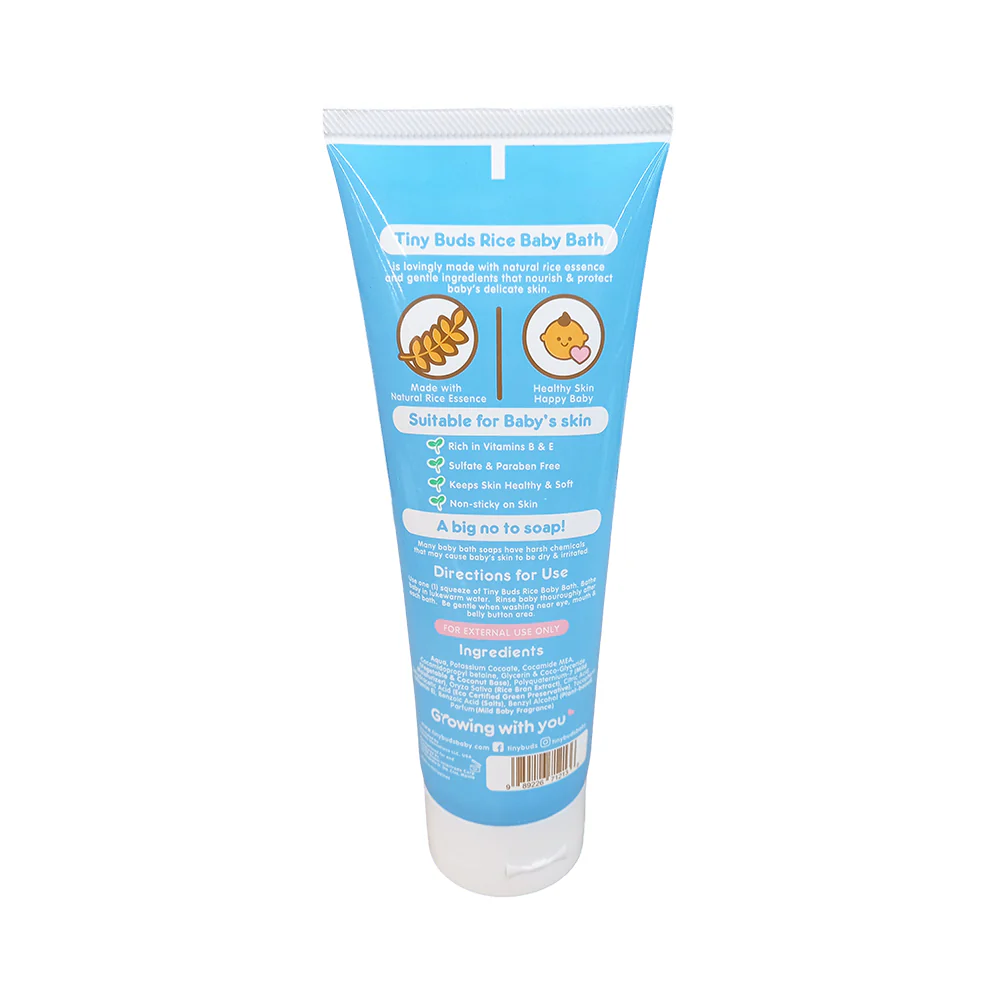 Tiny Buds Rice Baby Bath 200ml - Image 2