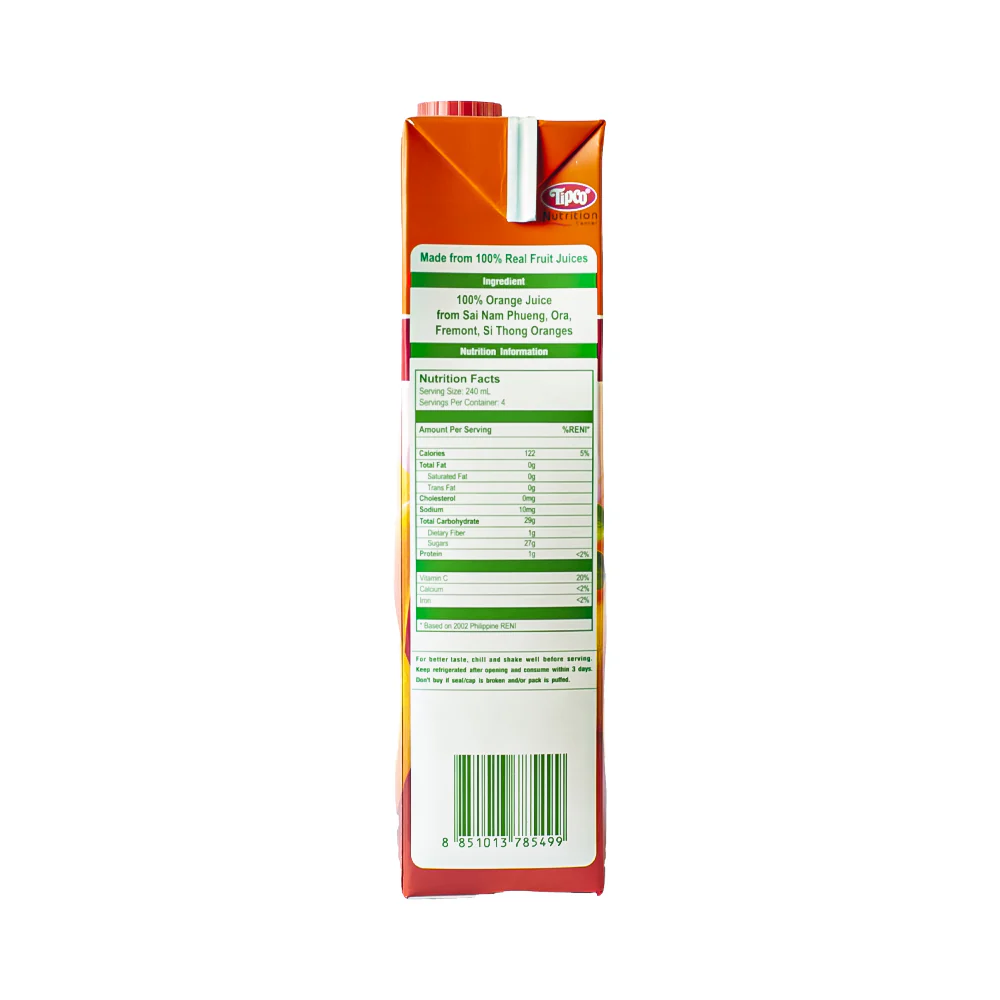 Tipco 100% Juice Orange Medley 1L - Image 2