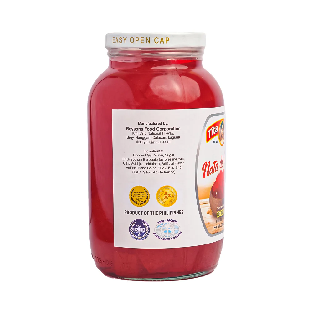 Tita Ely Nata De Coco Red 680g (24oz) - Image 2