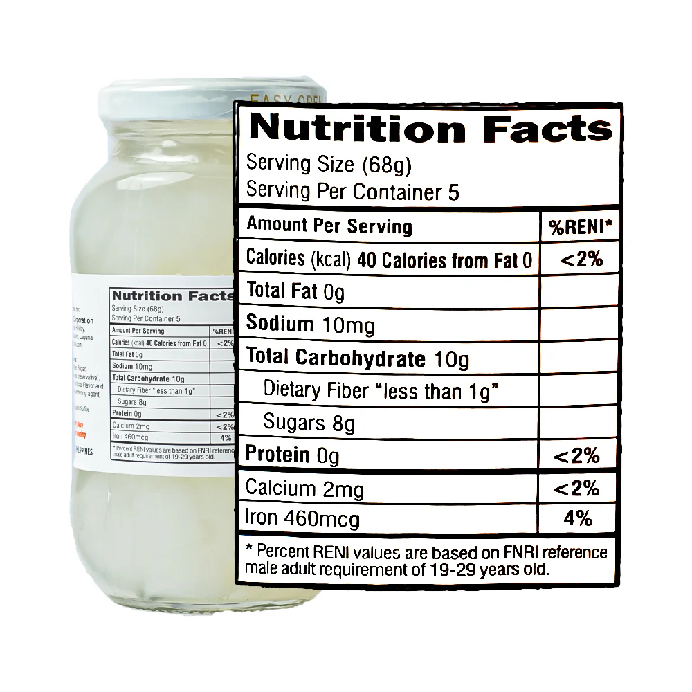 Tita Ely Nata De Coco White 340g (12oz) - Image 3