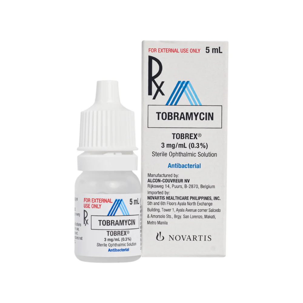 Tobrex 3mg/ml 0.3% Opthalmic Solution 5ml - Image 2