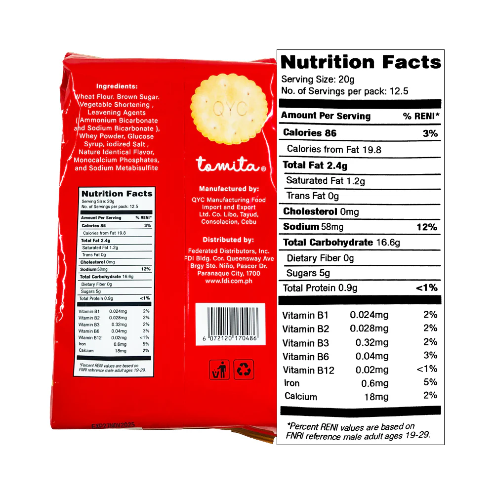 Tomita Marie Biscuit 250g - Image 2