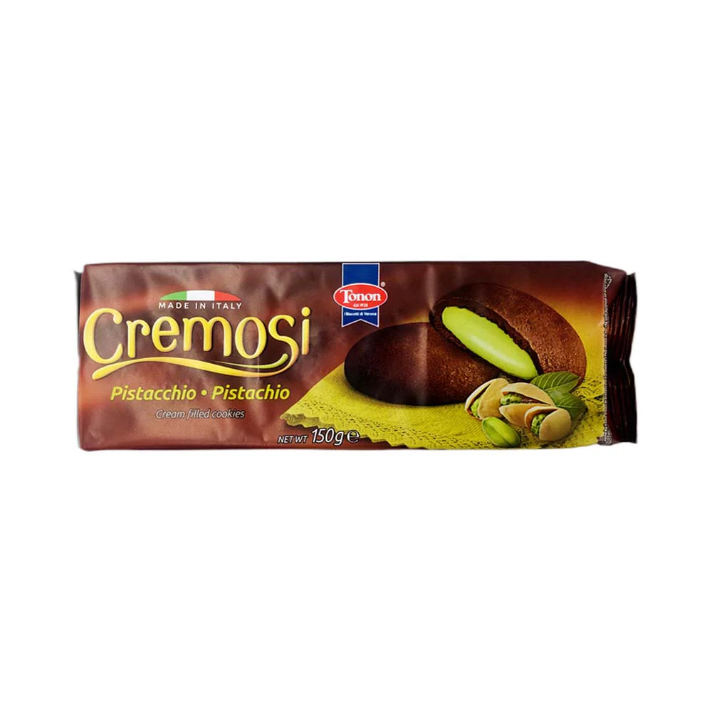 Tonon Cremosi Pistachio Cream Filled Cookies 150g