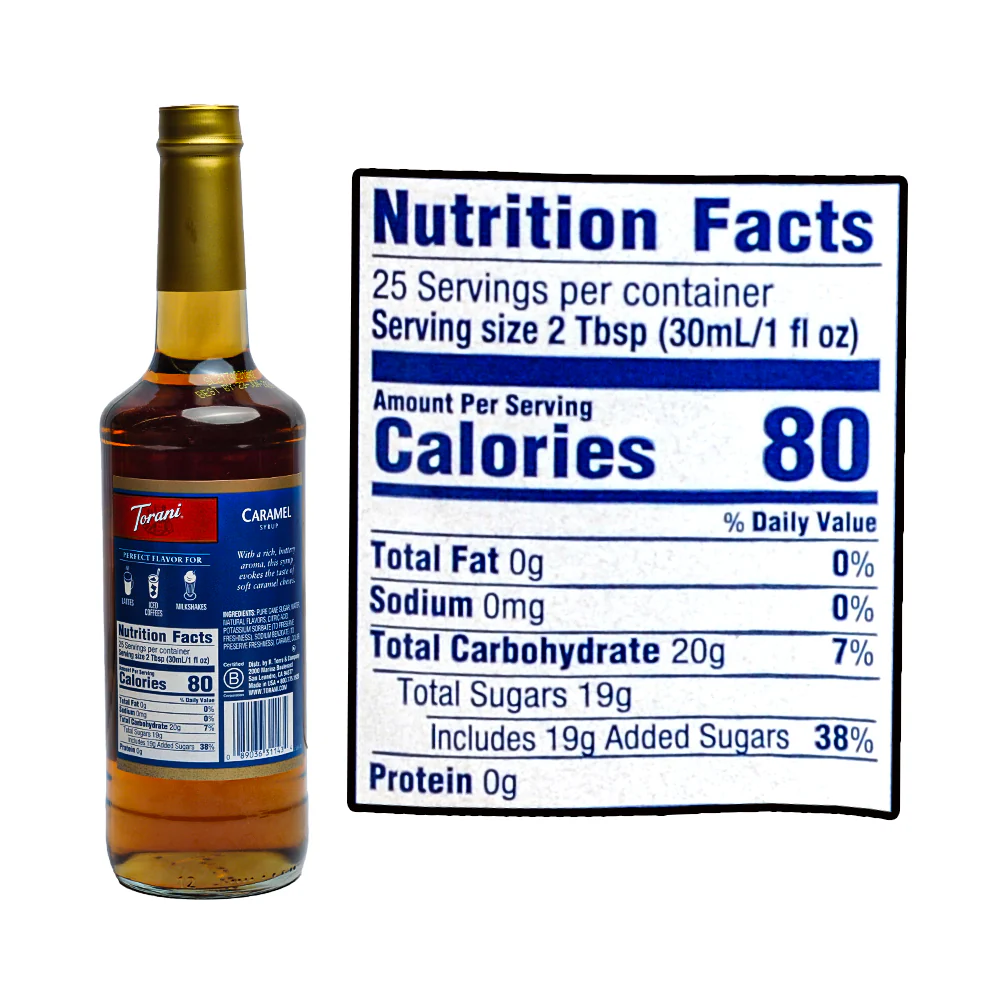 Torani Flavoring Syrup Caramel 750ml - Image 2