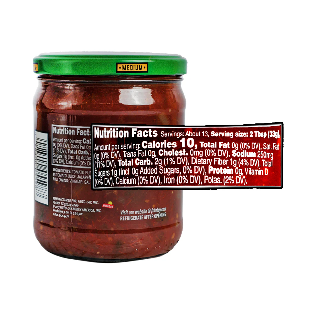 Tostitos Chunky Salsa Medium 15.5oz - Image 2