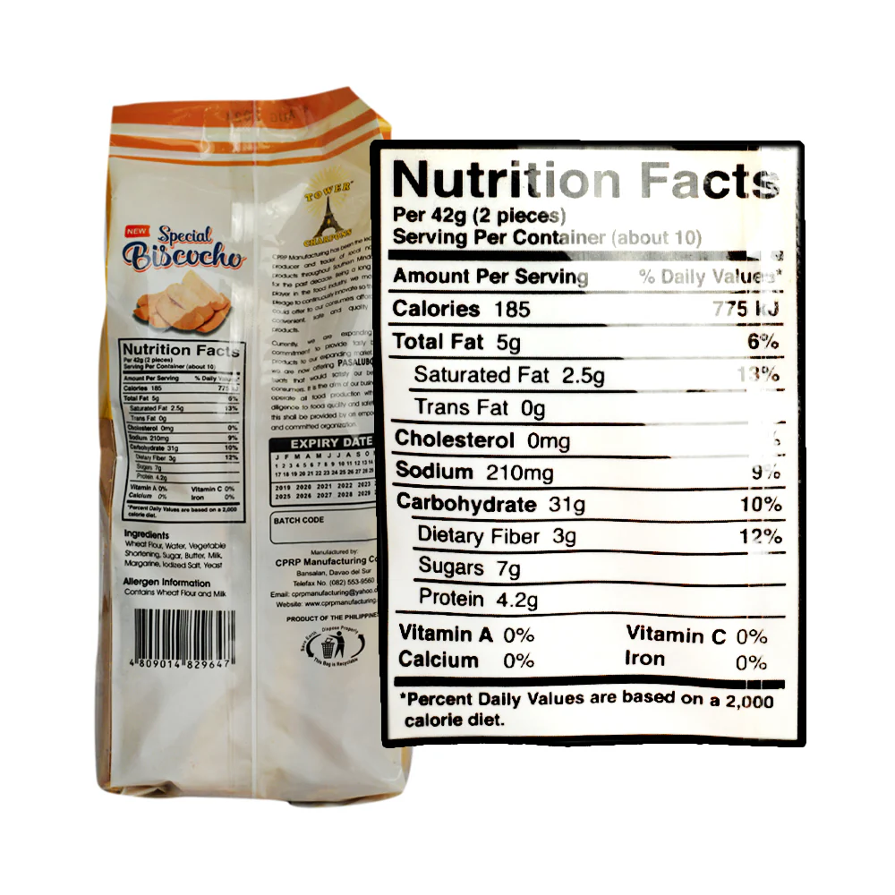 Tower Charpons Special Biscocho 400g - Image 2